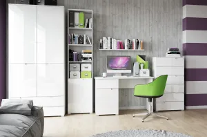 Szynaka Vešiakový panel SELENE 20 | biela