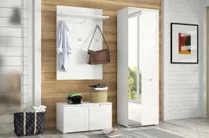Szynaka Vešiakový panel SELENE 20 | biela