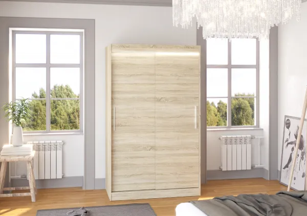 ArtAdrk Šatníková skriňa COLLIN | 120 cm Farba: Sonoma
