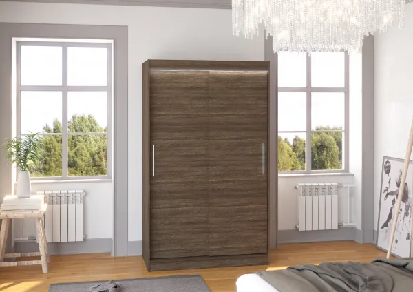 ArtAdrk Šatníková skriňa COLLIN | 120 cm Farba: Sonoma