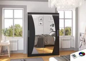ArtAdrk Šatníková skriňa MODESTO | 150 cm Farba: Biela