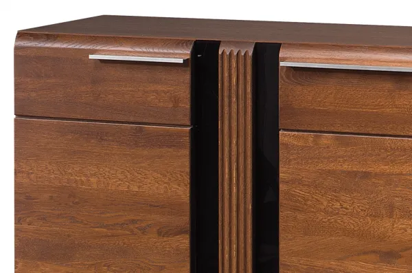 Szynaka Komoda Porti 45 160 cm z masivu dub antický