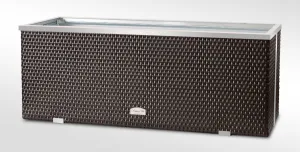 ArtSG Ratanový kvetináč SG03170 | 70 x 38 x 40 Farba: RD03 sivá