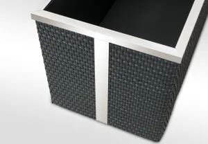 ArtSG Ratanový kvetináč SG03170 | 70 x 38 x 40 Farba: RD03 sivá