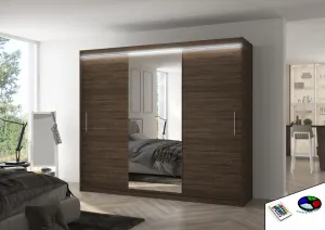 ArtAdrk Šatníková skriňa DENIS | 250 cm Farba: Biela