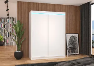 ArtAdrk Šatníková skriňa DENVER DV01 | biela 150 cm