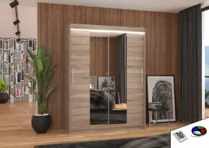 ArtAdrk Šatníková skriňa INESS | 150 cm Skriňa: Is01 / biela