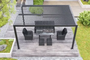 Bioklimatická pergola 3x3 m  SCHATLER MODERN HomeGarden