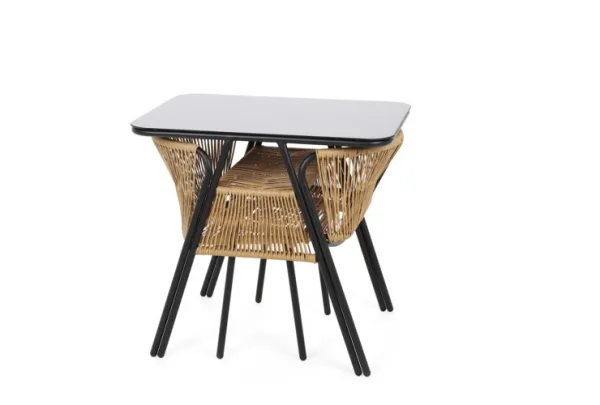Záhradná balkónová súprava 3 ks Dekorhome