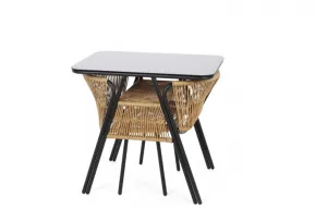Záhradná balkónová súprava 3 ks Dekorhome