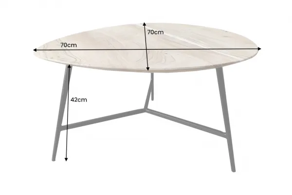 Konferenčný stolík DARTELU Dekorhome 60 cm