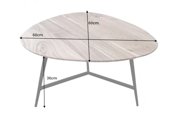 Konferenčný stolík DARTELU Dekorhome 60 cm