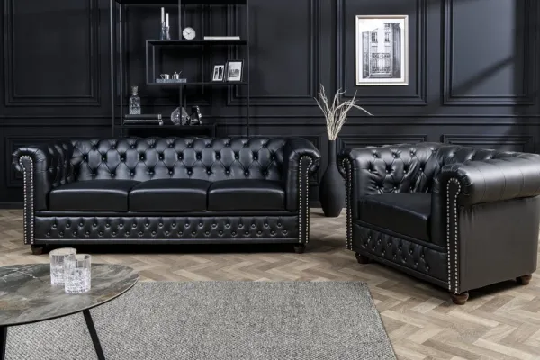 Chesterfield kreslo MIDAS Dekorhome