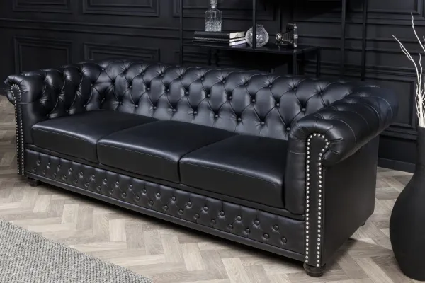 Chesterfield pohovka 3-miestna MIDAS Dekorhome