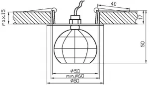 Bodové svetlo SK-27 Candellux