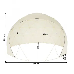 Záhradné iglu NUKILIK 3,6 m