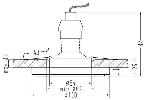 Bodové svetlo SK-92 Candellux
