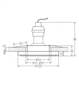 Bodové svetlo SK-94 Candellux