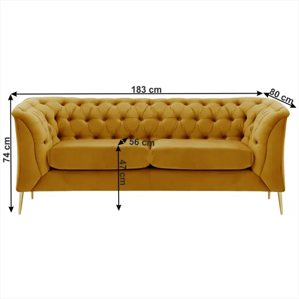 Chesterfield pohovka JUNE