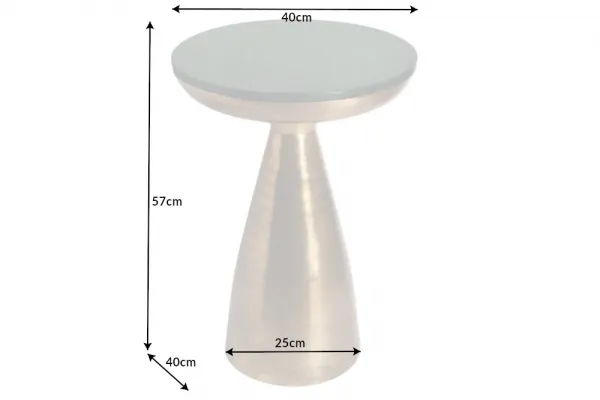 Odkladací stolík GAIA Dekorhome 30 cm