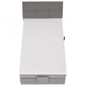 Elektrická polohovacia boxspringová posteľ AVA 120x200 cm