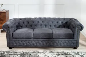 Chesterfield pohovka 3-miestna MIDAS Dekorhome