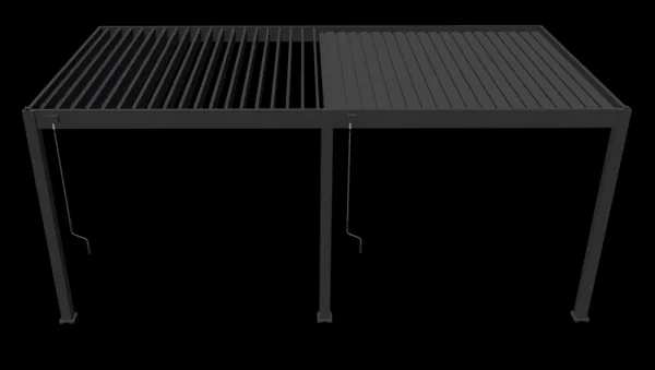 Bioklimatická pergola INTRO PLUS 6x3 m k stene Rojaplast