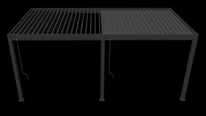 Bioklimatická pergola INTRO PLUS 6x3 m k stene Rojaplast