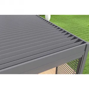Bioklimatická pergola INTRO PLUS 6x3 m k stene Rojaplast