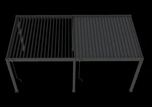 Bioklimatická pergola INTRO PLUS 6x3 m Rojaplast