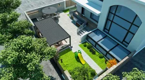 Bioklimatická pergola INTRO PLUS 6x3 m Rojaplast