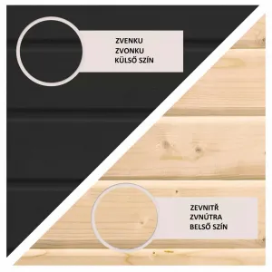 Vonkajšia fínska sauna MIRAMAR Lanitplast