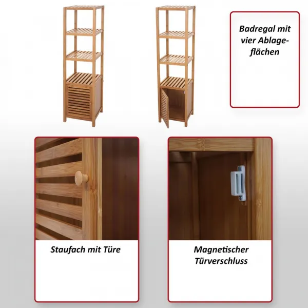 Kúpeľňový regál B18