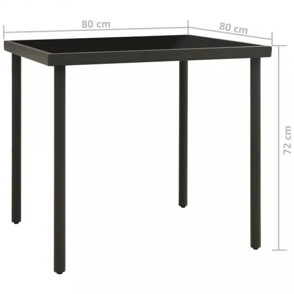 Záhradný jedálenský set 3 ks Dekorhome