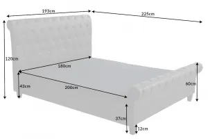 Chesterfield posteľ NEIT Dekorhome 160 x 200 cm