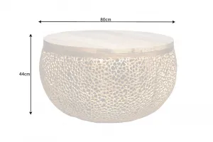 Konferenčný stolík ESUS 80 cm mango Dekorhome