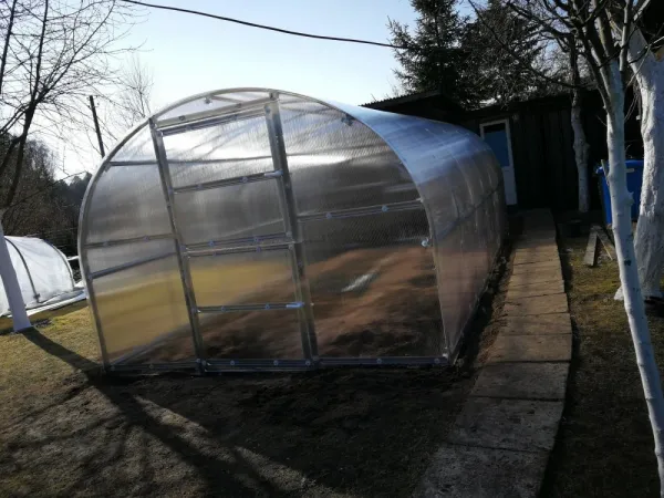 Skleník TIBERUS polykarbonát 4 mm Lanitplast 600 cm