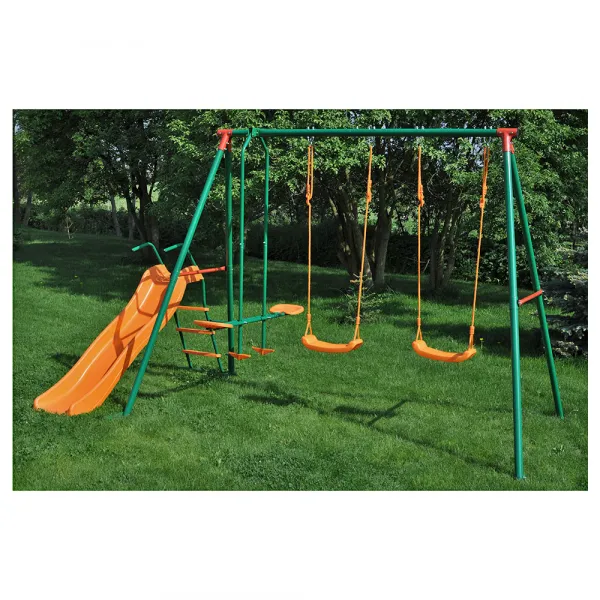 Záhradná detská hojdačka so šmykľavkou 177 cm