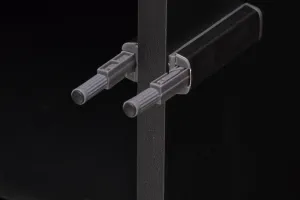 HALMAR Šatní skříň Murano S-1 dub artisan/černá