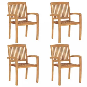 Záhradný jedálenský set 5 ks akácie Dekorhome