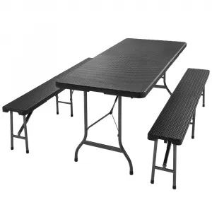 Skladací záhradný pivný set D4578 Dekorhome