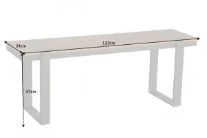 Záhradná lavica ATHENA LOUNGE Dekorhome 180 cm