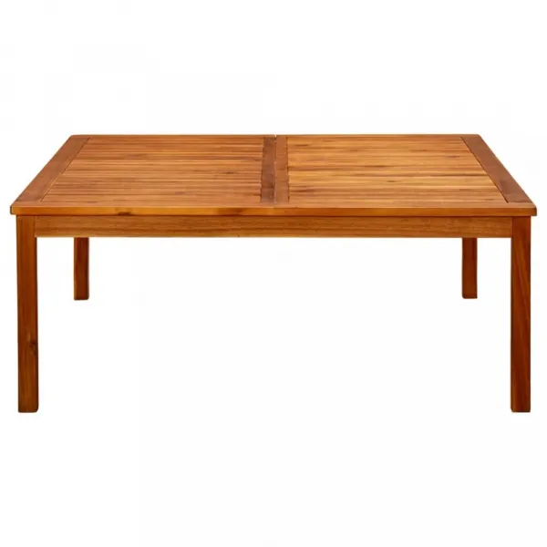 Záhradný konferenčný stolík akácie Dekorhome 85x85x45 cm