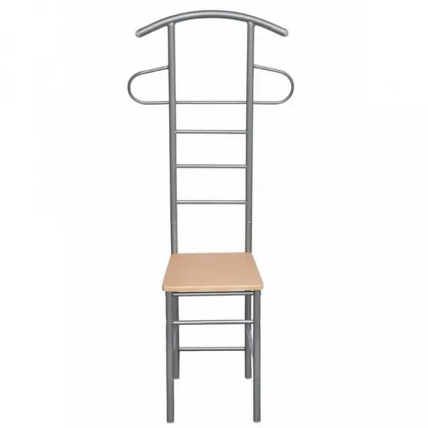 Nemý sluha 2 ks sivá / hnedá Dekorhome