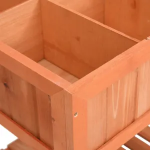 Vyvýšený záhradný kvetináč masívne drevo Dekorhome