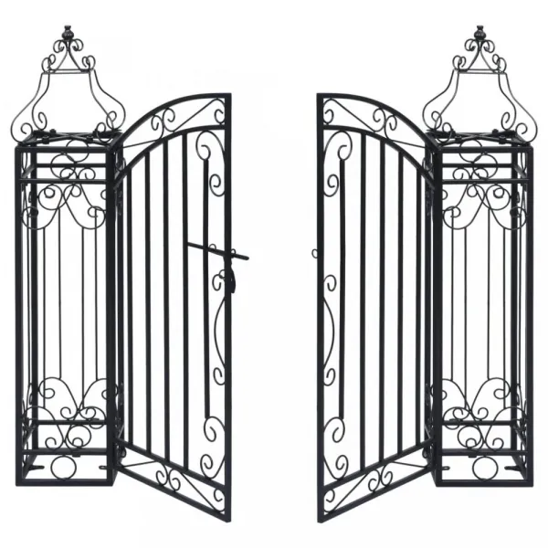 Okrasná záhradná brána kov Dekorhome 100 cm