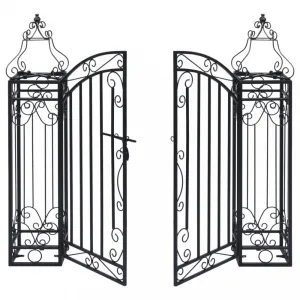 Okrasná záhradná brána kov Dekorhome 100 cm
