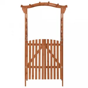Záhradná pergola s bránkou jedľa Dekorhome