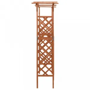 Záhradná pergola s bránkou jedľa Dekorhome