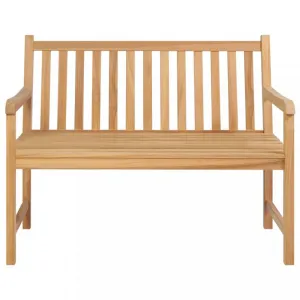 Záhradná lavica masívny teak Dekorhome 228 cm